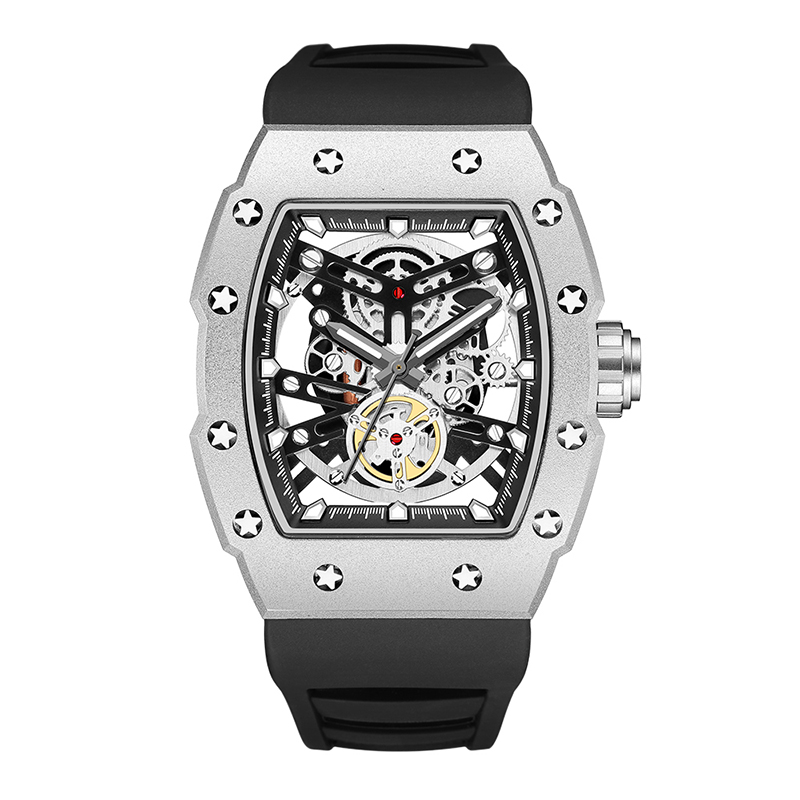 Baogela Top Brand Luxury Mens Watches Sport inossidabile in acciaio inossidabile quadrante Milita